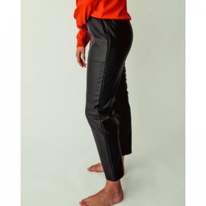 Broek lederlook ZWA