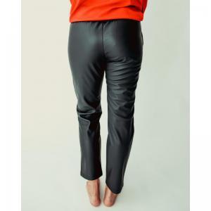 Broek lederlook ZWA