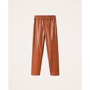 Broek lederlook TECO