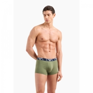 3-pack trunk stretch cotton Oliva/marine/mo