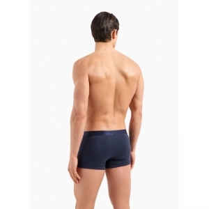 3-pack trunk stretch cotton Marine/tempesta