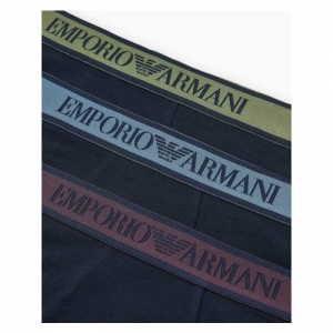 3-Pack trunk stretch cotton Marine/marine