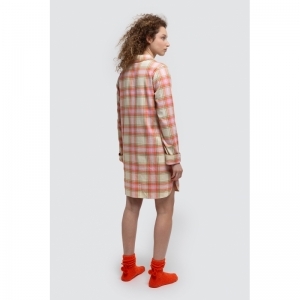 Slaapkleedje streep Roos/Blauw