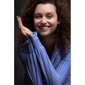 Pyjama streep Roos/Blauw