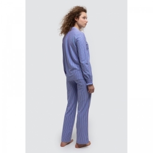 Pyjama streep Roos/Blauw