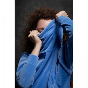 Sweater en broek blauw hemels blauw