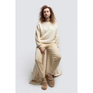 Sweater en broek gebroken wit Gebroken wit