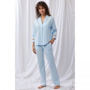 Pyjama lange mouw Lichtblauw