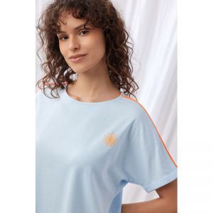 Pyjama kort lichtblauw Lichtblauw