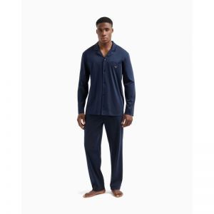 Pyjama knopen lang Armani blue