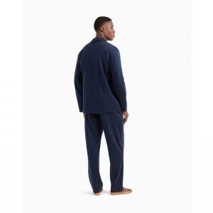 Pyjama knopen lang Armani blue