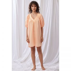 Strandjurk fluo oranje streep Oranje