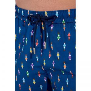 Calcio Navy print