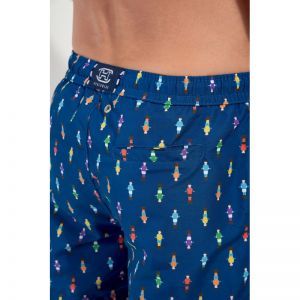 Calcio Navy print