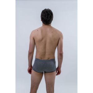 Pima cotton Grey melange/gr
